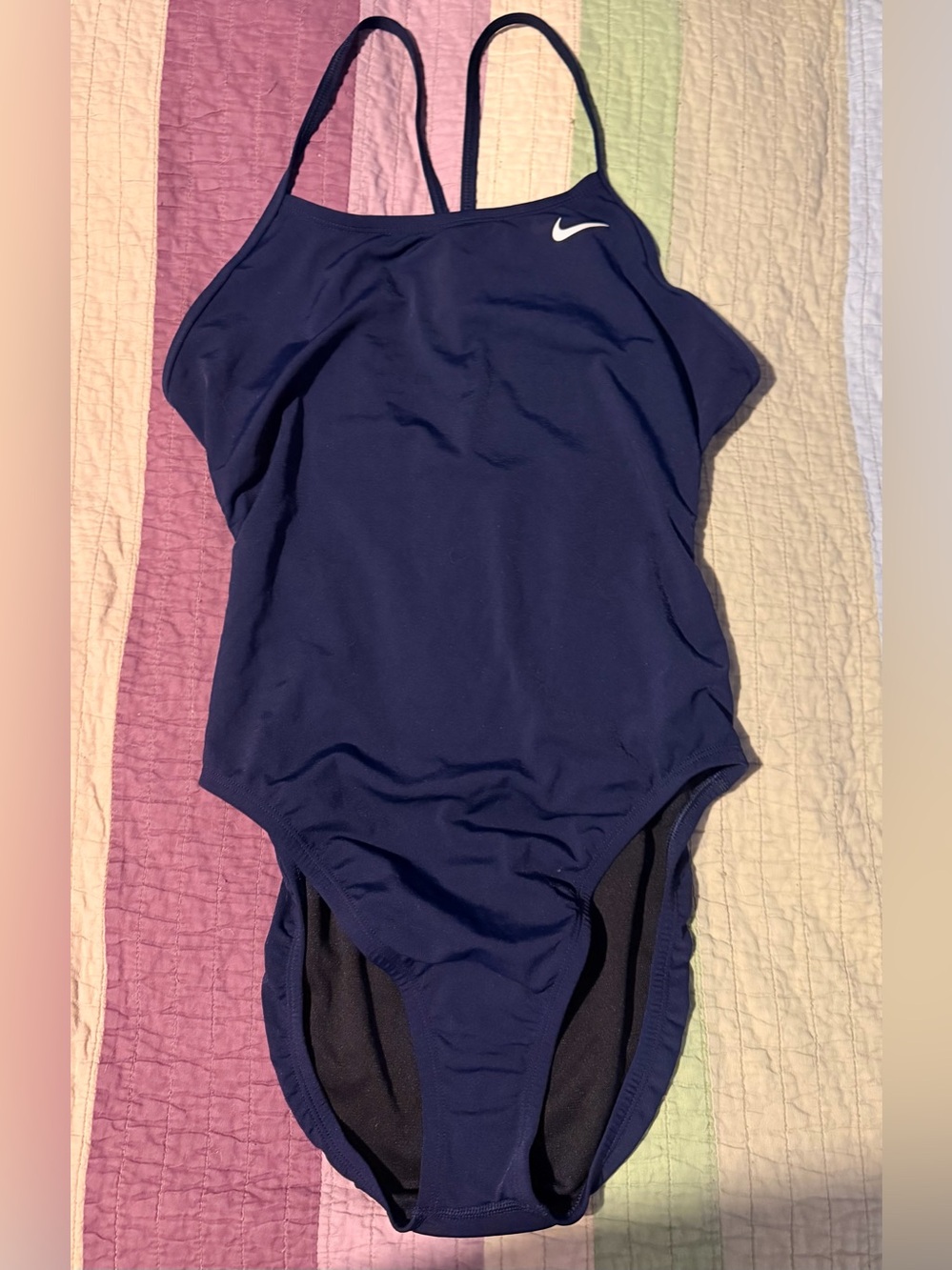 Nike Hydrastrong Women’s Navy One-Piece Swimsuit